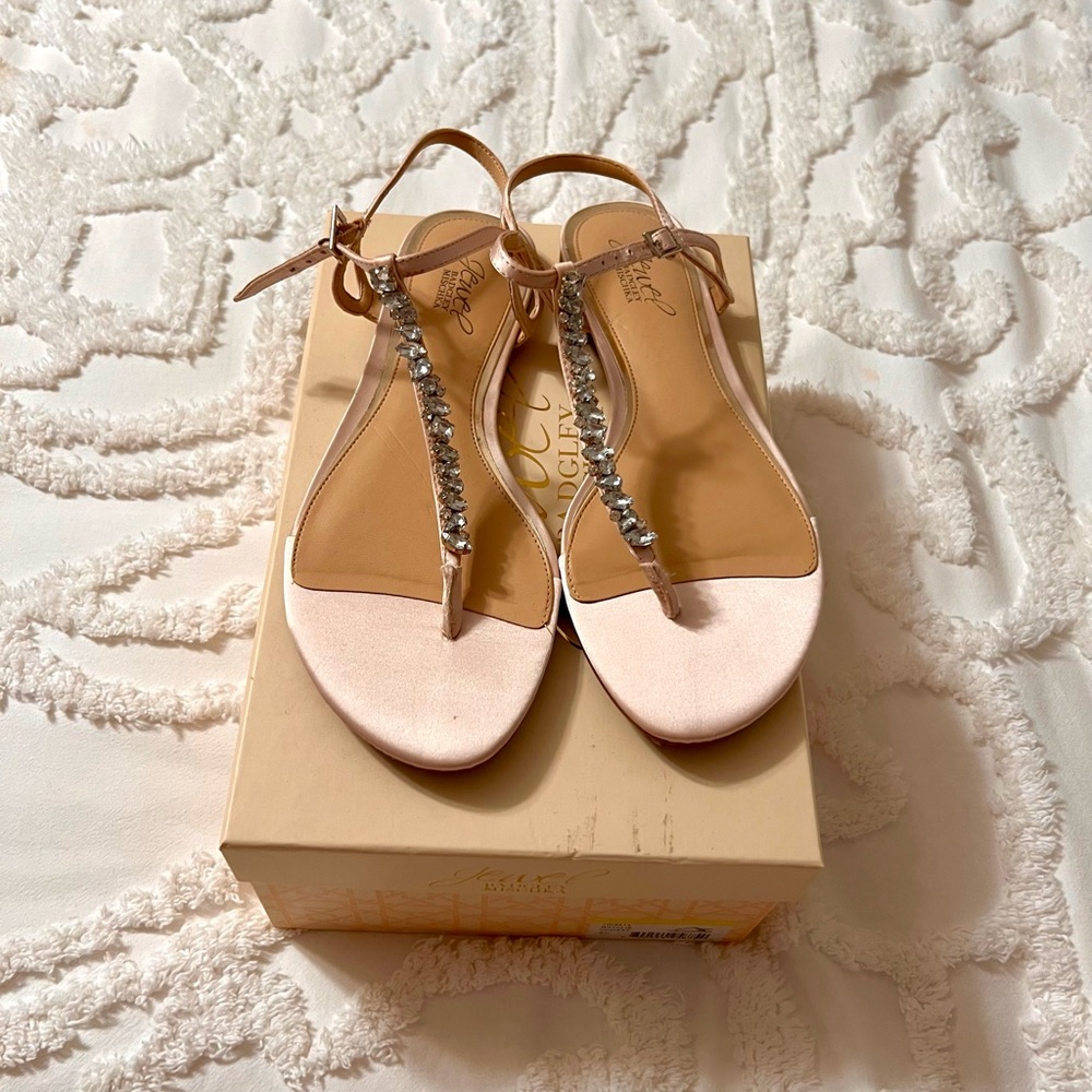 Badgley Mischka Crystal Sandals